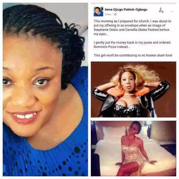 How Mental Photo Of Stephanie Otobo & Daniella Okeke Stops Lady From Giving Offering In Church Today